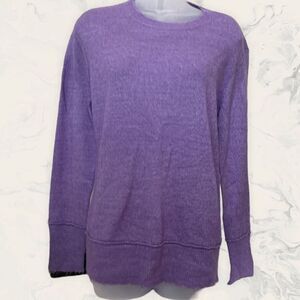 Treasure & Bond Long Sleeve Crewneck Sweater - Size S - Purple/ lilac